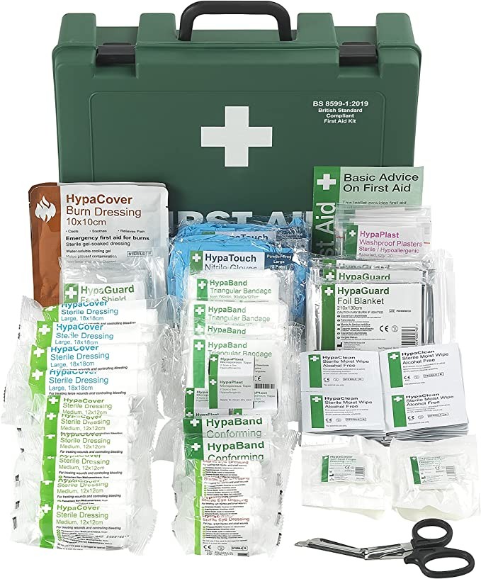 Safety First Aid Group Large UK Standard First Aid Kit (BS-8599-1:2019 Standard)